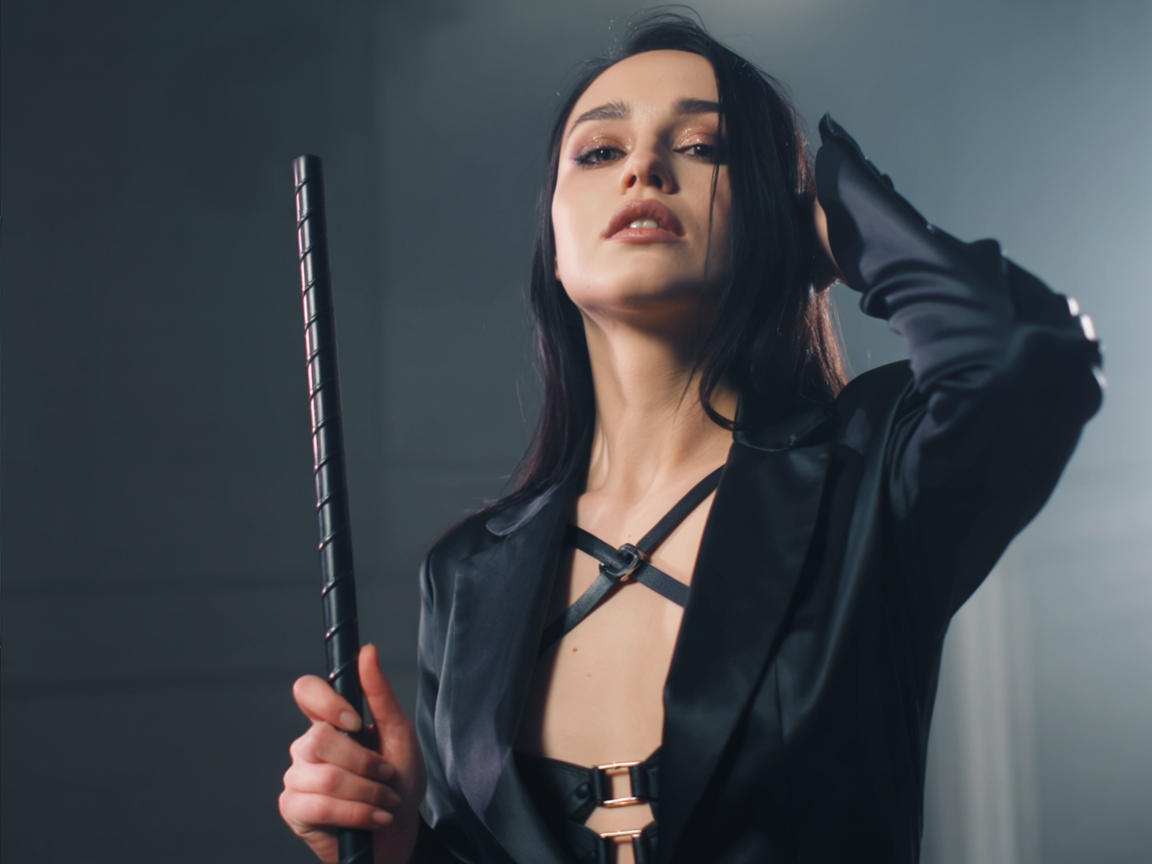 ROHRSTOCK - Extrem Rohrstock mit Griff, schwarz, Exklusivwicklung, Ø ca. 15mm