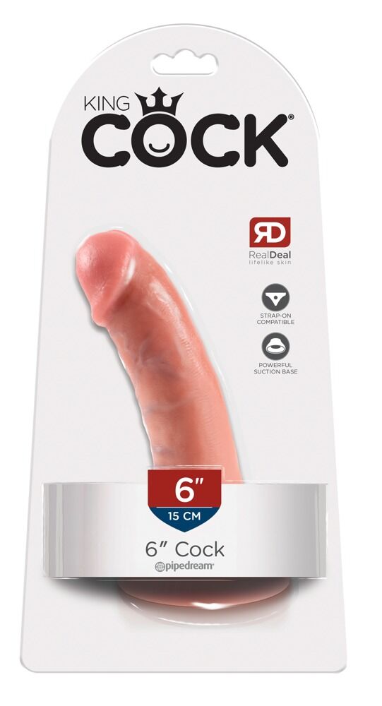 wenn Dildo, dann COCK! 6 Inch / 15 cm in zwei Farben verfügbar!