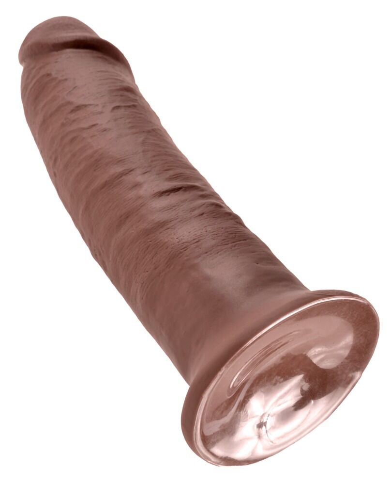 wenn Dildo, dann COCK! 10 Inch / 25 cm in braun!