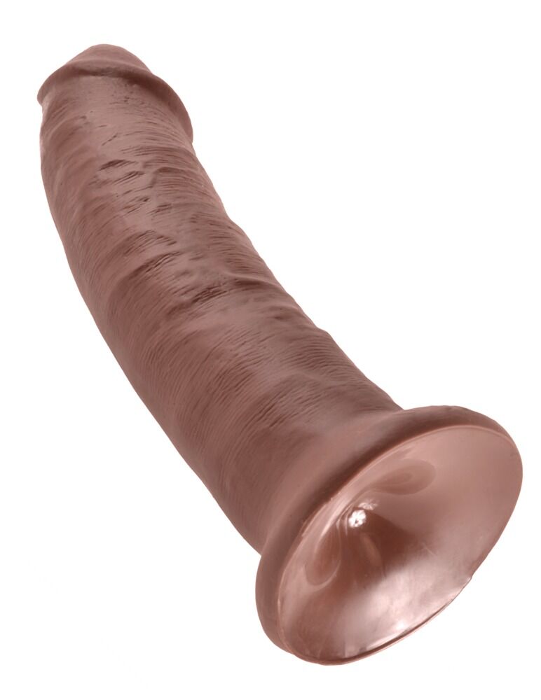 wenn Dildo, dann COCK! 9 Inch / 23 cm in braun!