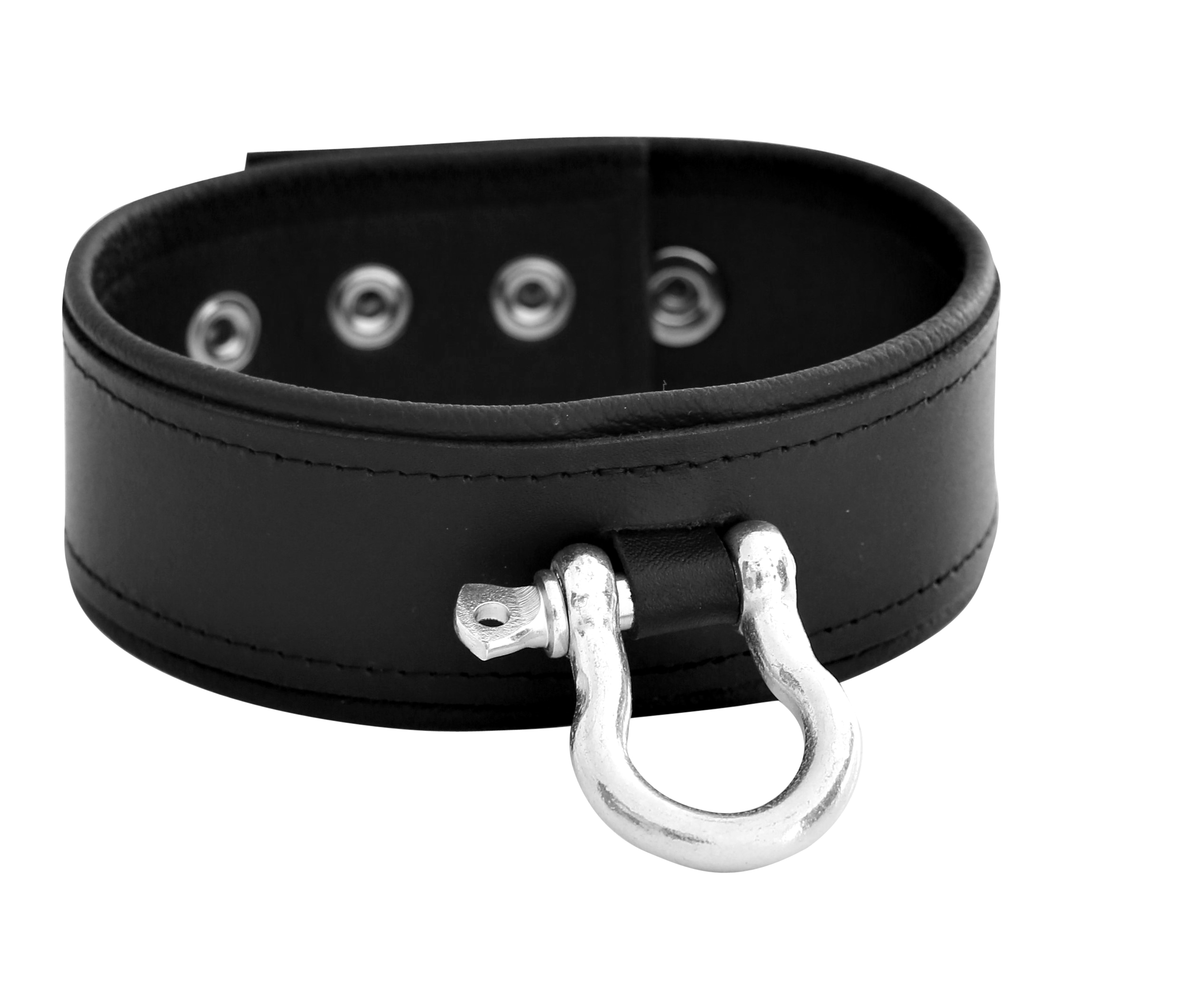 Chocker - Halsfessel "Style"- mit Druckknöpfen L-XL