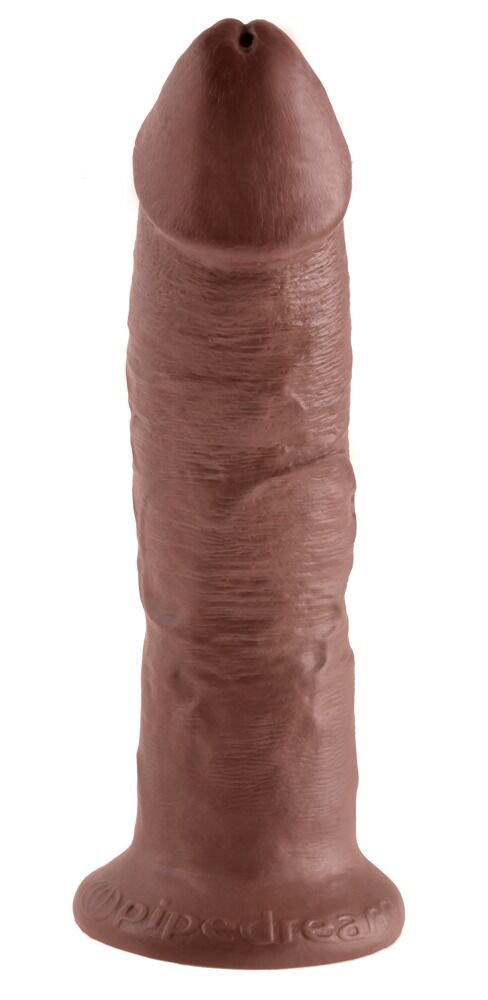 wenn Dildo, dann COCK! 9 Inch / 23 cm in braun!