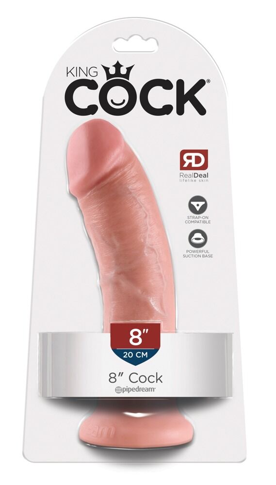 wenn Dildo, dann COCK! 8 Inch / 20 cm in vier Farben verfügbar!