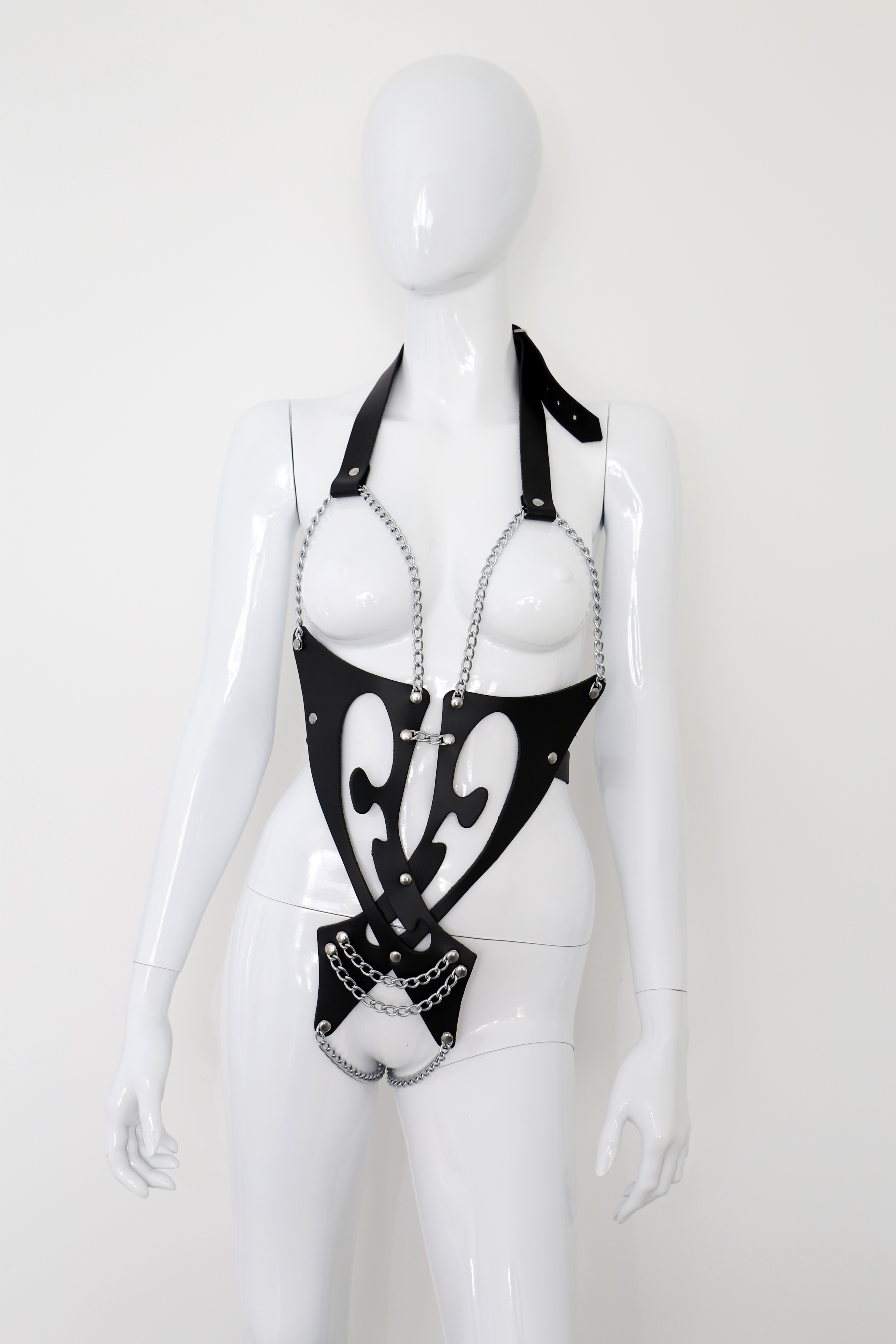 Leder Ketten Body "Amazon"