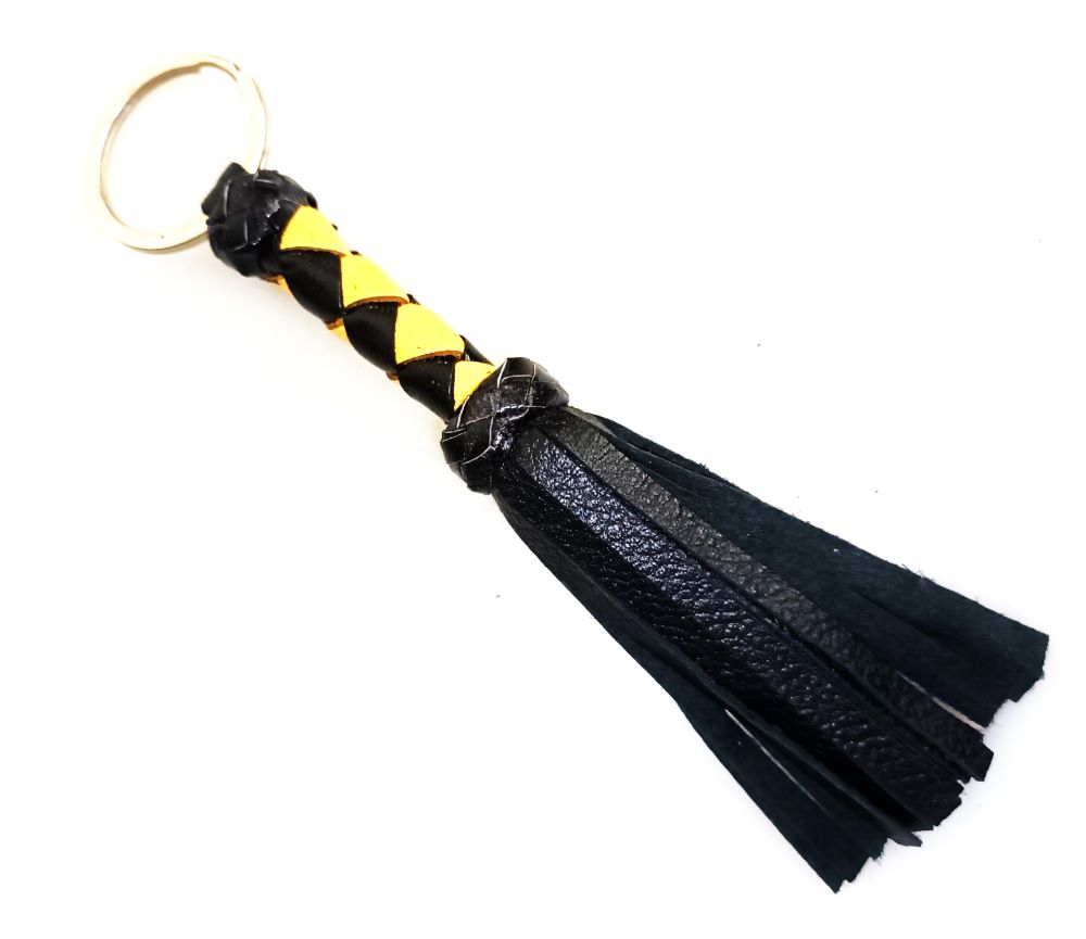 Flogger Schlüsselanhänger - gelb