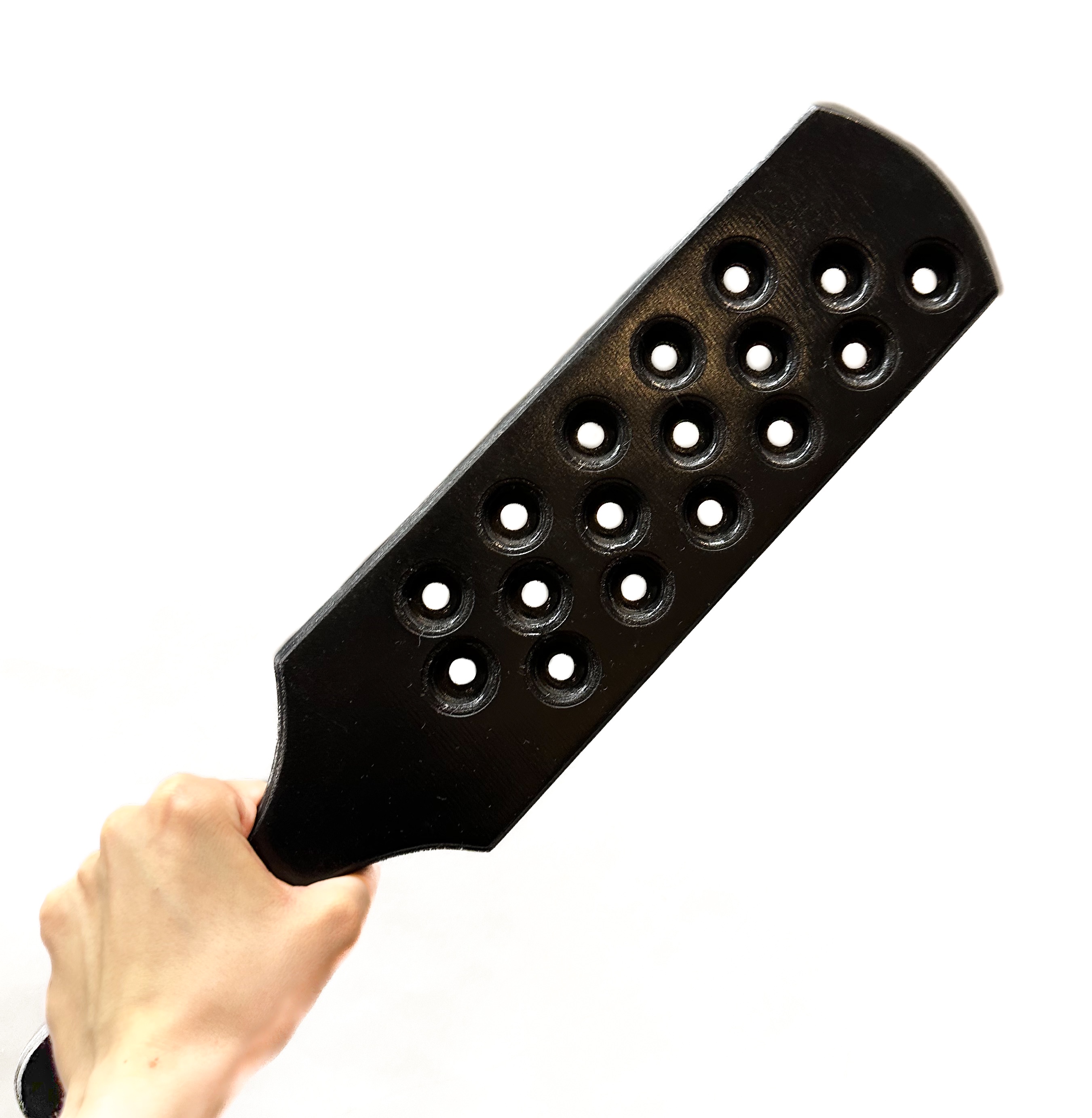 Bestrafungs-Paddle "Dorian" in schwarz