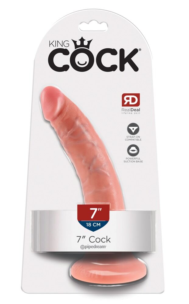 wenn Dildo, dann COCK! 7 Inch / 18 cm in drei Farben verfügbar!